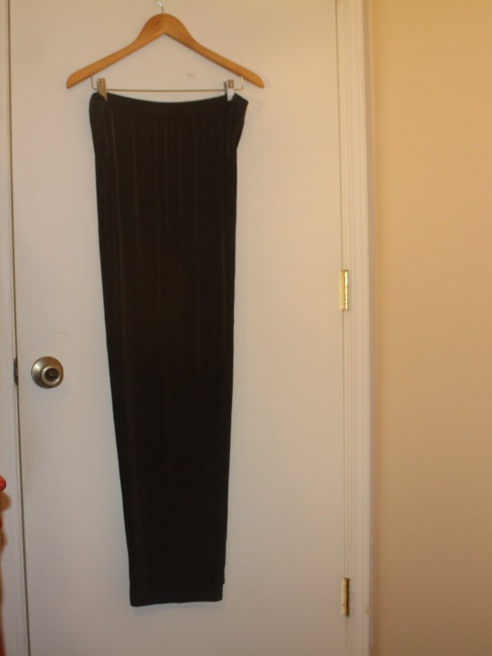 Chico's Design Plus Size 3 Pull On Elastic Waist Slinky Flowing Pants